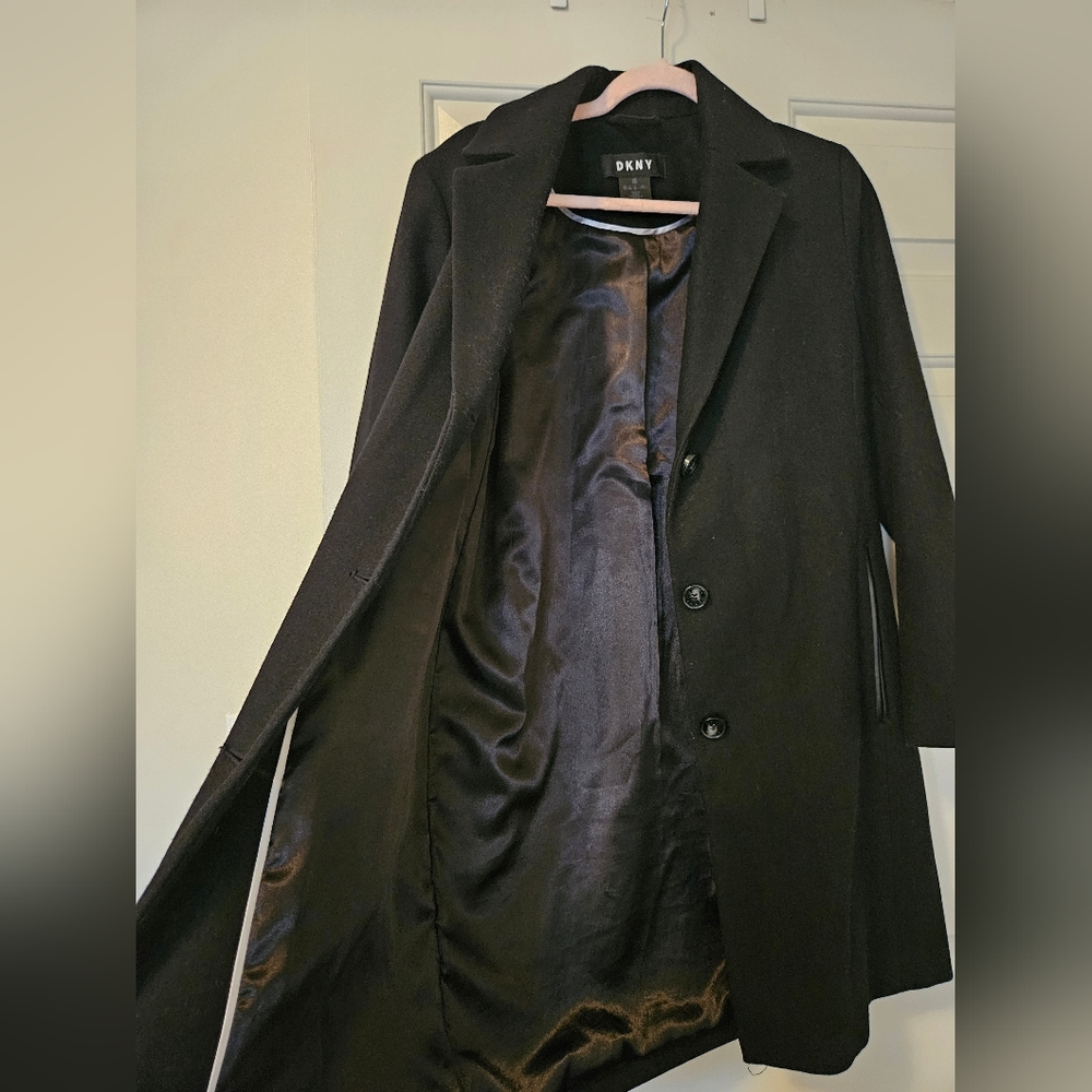 DKNY Black Coat